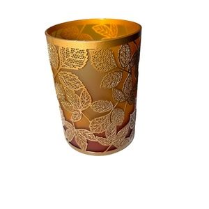 Yankee Candle 1599352 Amber Leaves Large Jar Candle Holder